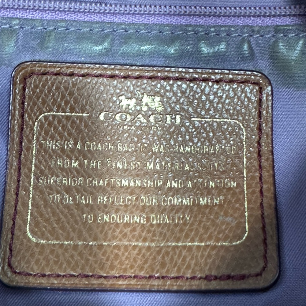 Coach Sawyer Plum Crossbody Bag - Picture 6 of 11